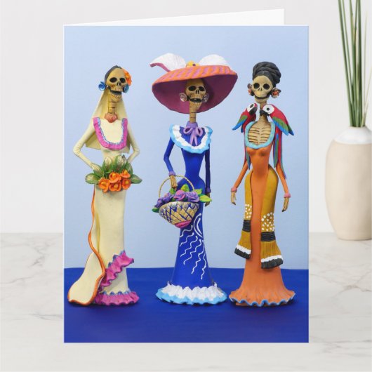 Drie Fancy Catrinas Hartelijk dank Bedankkaart (Voorkant)