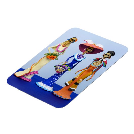 Drie Fancy Catrinas Magnet Magneet (Linkerzijde)