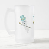 Drie Fancy geesten bovenhoeden die de schedelkanke Matglas Bierpul (Links)