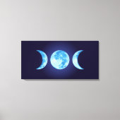 Drie Fase Maan Canvas Afdruk (Voorkant)