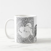 Drie fasen van de levensduur van Eaglets E15+E16 S Koffiemok (Links)