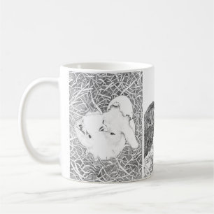 Drie fasen van de levensduur van Eaglets E15+E16 S Koffiemok