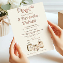 Drie favoriete dingen Cream Galentines Party