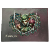 Drie feeën, de metgezellen van het magische hart. groot cadeauzakje (Voorkant)