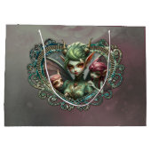 Drie feeën, de metgezellen van het magische hart. groot cadeauzakje (Achterkant)