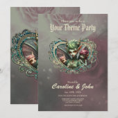 Drie feeën, de metgezellen van het magische hart. kaart (Voorkant / Achterkant)