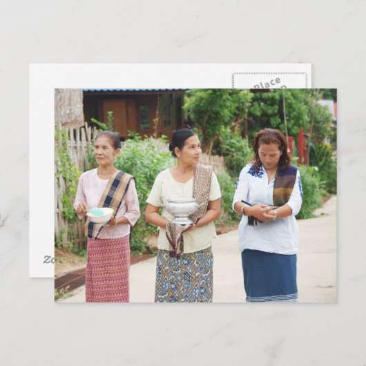 Drie feiën briefkaart (Voorkant / Achterkant)