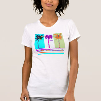 Drie Festieve Palmen T-shirt