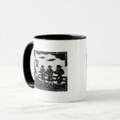 Drie Fiddlers van 'A Book Roxburghe Ballads' Mok (Voorkant links)