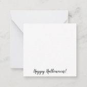 Drie-fit katten tovenaar en een fles valeriaan notitiekaartje (Achterkant)