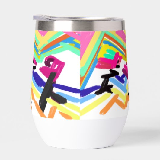 Drie flamingo zonsondergang tattoo (Rechts)