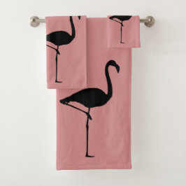 Drie Flamingos Bad Handdoek