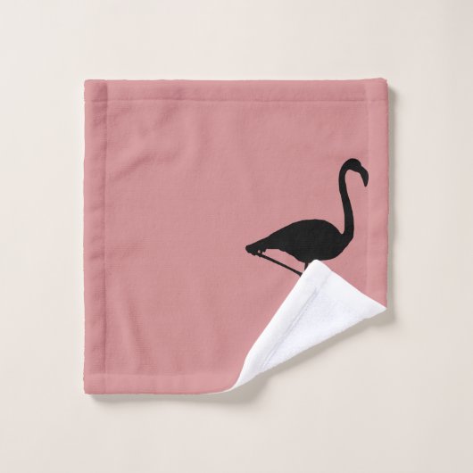 Drie Flamingos Bad Handdoek (Wasdoekje)