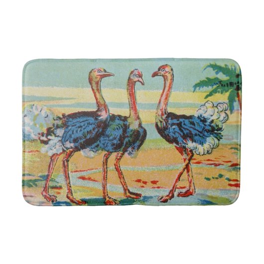 Drie Flamingos Badmat (Voorkant)