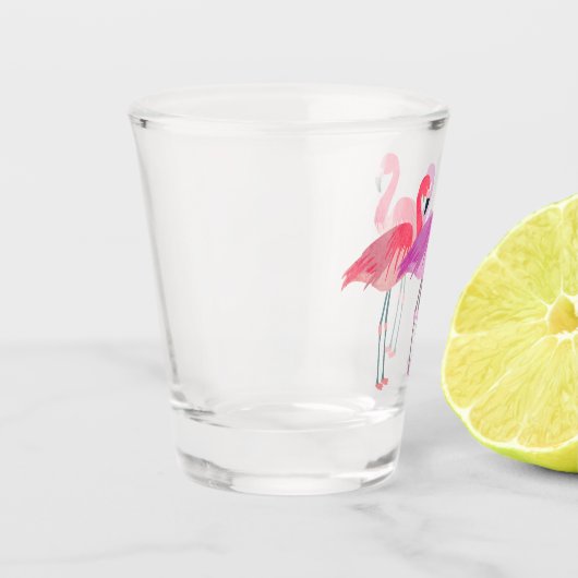 Drie Flamingos Shot Glas (Links)