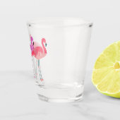 Drie Flamingos Shot Glas (Rechts)