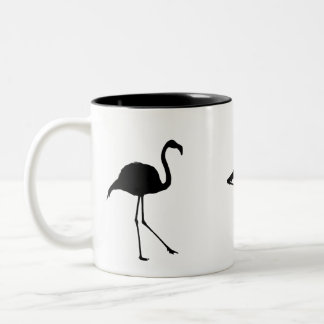 Drie Flamingos Tweekleurige Koffiemok
