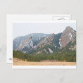 Drie flatirons Boulder Colorado Briefkaart (Voorkant / Achterkant)