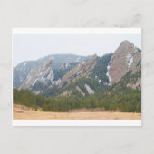 Drie flatirons Boulder Colorado Briefkaart (Voorkant)