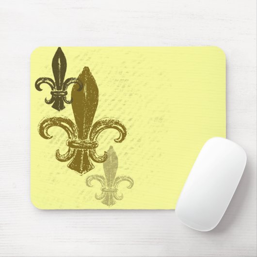Drie Fleur De Lis Muismat (Met muis)