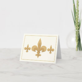 Drie fleur-DE-Lis op de Lichte Kaart van de Nota