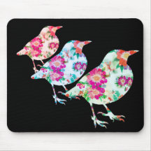 Drie Floral Birdies
