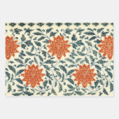 Drie florale patronen - elegante Chinese motieven Inpakpapier Vel (Voorkant 2)