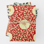 Drie florale patronen - elegante Chinese motieven Inpakpapier Vel (In situ)