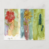 Drie Flowers Post-kaarten Briefkaart (Voorkant)