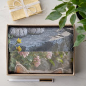 Drie Fluffy Kittens met in roze Mums Tissuepapier (Geschenk)