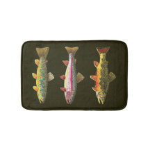 Drie forel-decor