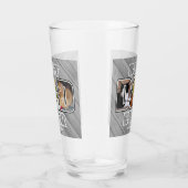 Drie foto Beste vader ooit op maat Glas (Rechts)