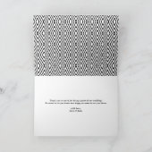 Drie Foto Collage Dank Je Script Trouwkaart Bedankkaart (Binnen)