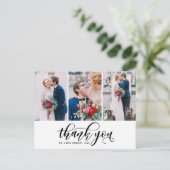 Drie foto-collage Hartelijk dank voor het scripthu Briefkaart (Staand voorkant)