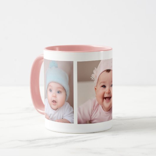  Drie Foto Collage Keramische Mok (Voorkant links)