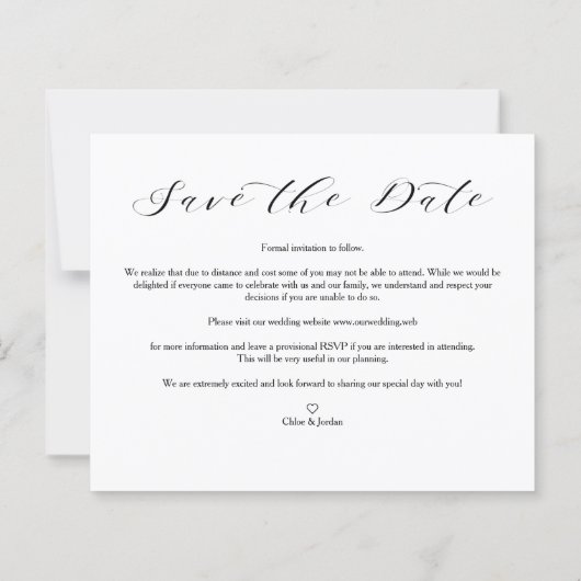 Drie foto collage romantische bruiloft goedkoop (Achterkant)