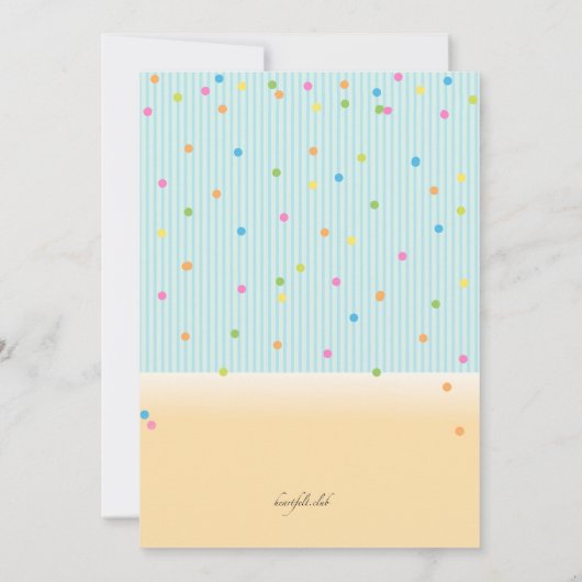 Drie foto dierlijke Lijst verjaardagsuitnodiging Kaart (Achterkant)