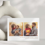 Drie foto eenvoudige typografie minimalistische br save the date<br><div class="desc">Drie Foto Eenvoudige Typografie Minimalistische Bruiloft Save the Date</div>