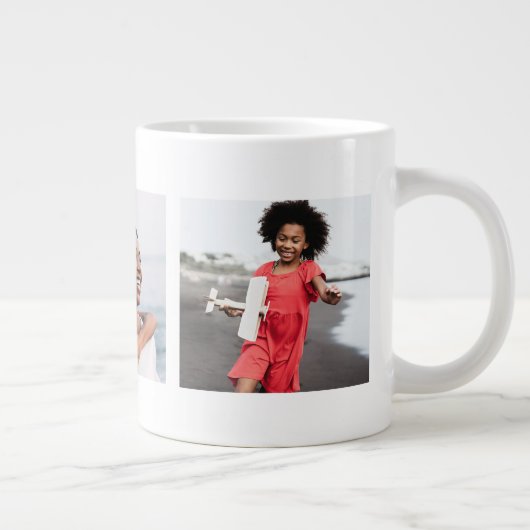 Drie foto gigantische koffie Mok (Rechts)