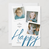 DRIE FOTO HANUKKA KAART (Voorkant)
