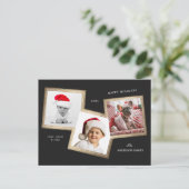 Drie foto Lijst familie vakantie Briefkaart (Staand voorkant)