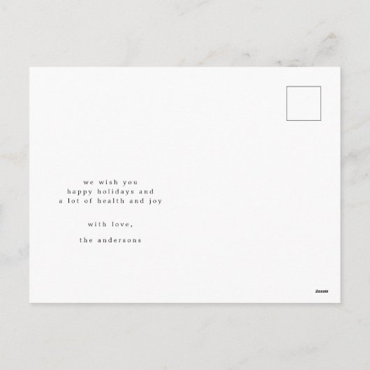 Drie foto Lijst familie vakantie Briefkaart (Achterkant)