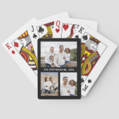 Drie foto-serie/foto-inkuilhoes pokerkaarten (Achterkant)
