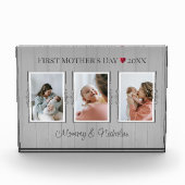 Drie fotocollage eerste Moederdag fotoblok (Voorkant)