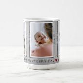 Drie fotocollage eerste Moederdag Koffiemok (Center)