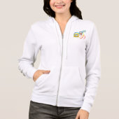 Drie fotocollage hoodie (Voorkant)