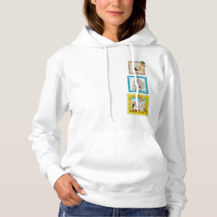 Drie fotocollage hoodie