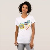 Drie fotocollage t-shirt (Voorkant volledig)