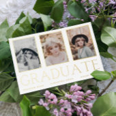 DRIE Fotoframes GOLD FOIL AFSTUDEREN aankondiging