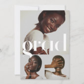 Drie fotograaf Graduy Graduparty Kaart (Voorkant)